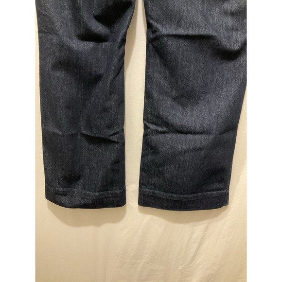 Eddie Bauer Jeans Women's 20 Blue‎ Denim Cotton Stretch Skater Wide Leg Outdoor - Picture 8 of 12